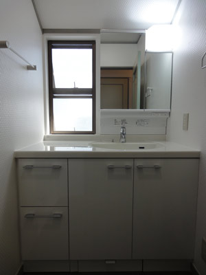 ＣＵＴＥな洗面空間へ変身