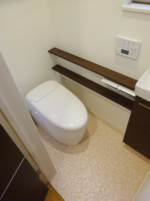 TOTO　ネオレスト・ハイブリット手洗付にお取替え