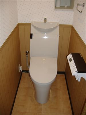 トイレを変えて節水に